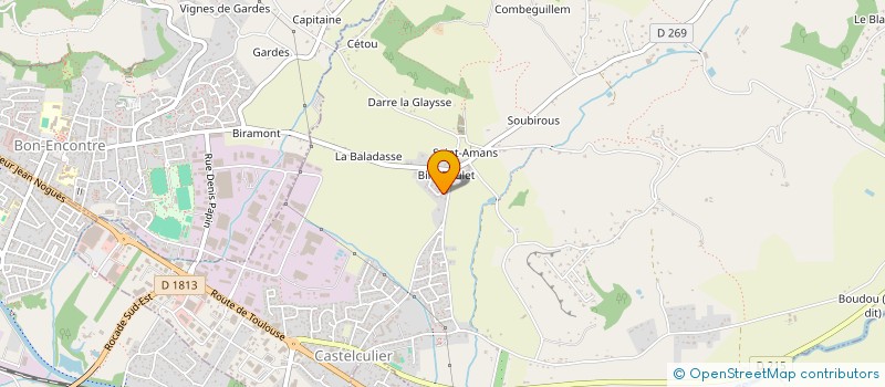 localisation de l'entreprise MONSIEUR NABYL SERHANE  CASTELCULIER