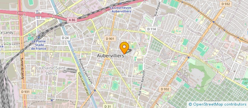 localisation de l'entreprise MONSIEUR NACE EL AMRAO  AUBERVILLIERS