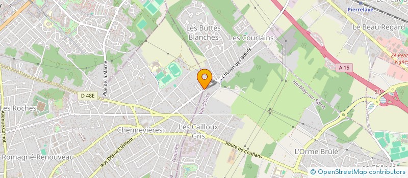 localisation de l'entreprise MONSIEUR NACENE ESTHERLIN  HERBLAY-SUR-SEINE