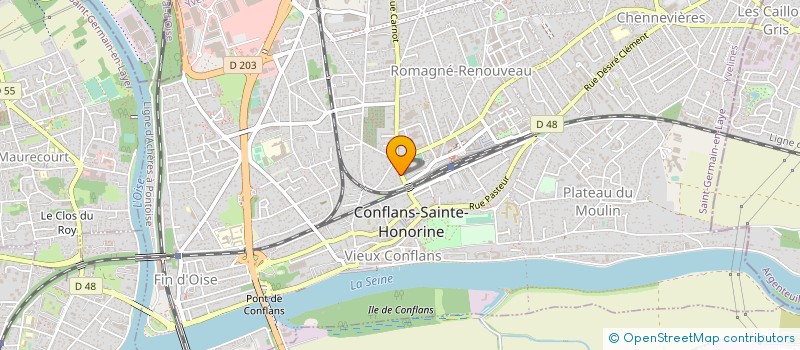 localisation de l'entreprise MONSIEUR NACER AIDOUDI à CONFLANS-SAINTE-HONORINE