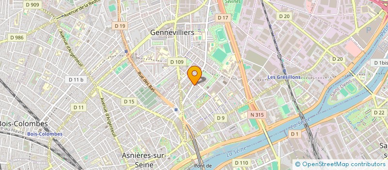 localisation de l'entreprise MONSIEUR NACER AMALOU à GENNEVILLIERS
