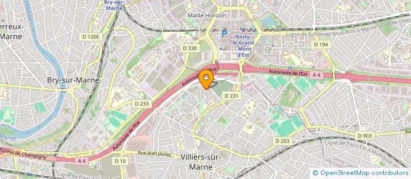 localisation de l'entreprise MONSIEUR NACER AMEUR  VILLIERS-SUR-MARNE