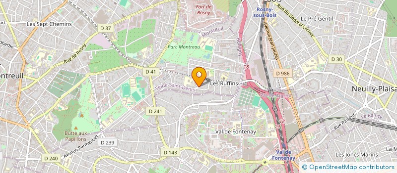 localisation de l'entreprise MONSIEUR NACER AMRY à MONTREUIL
