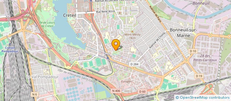 localisation de l'entreprise MONSIEUR NACER BELABBAS  CRETEIL