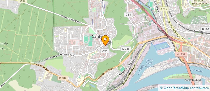 localisation de l'entreprise MONSIEUR NACER BELARBI  CANTELEU