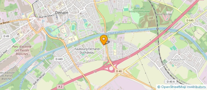 localisation de l'entreprise MONSIEUR NACER BELHADDAD  DENAIN