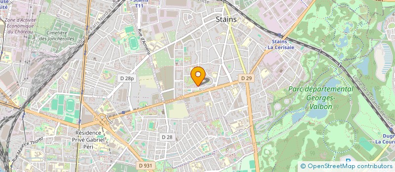 localisation de l'entreprise MONSIEUR NACER BELKACEMI à STAINS