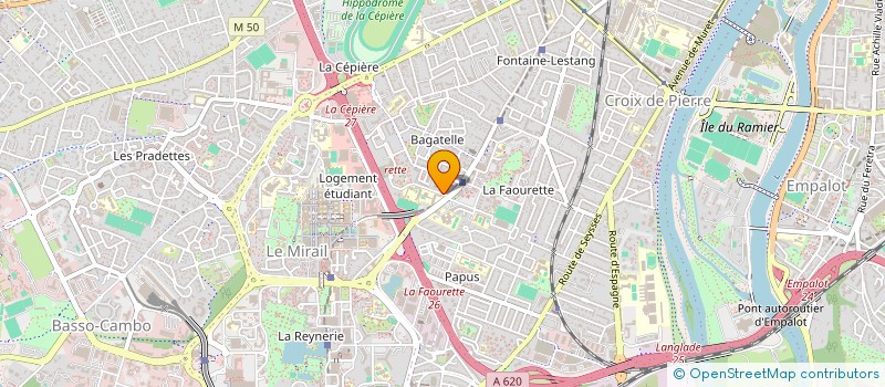 localisation de l'entreprise MONSIEUR NACER BENCHAA  TOULOUSE