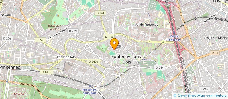 localisation de l'entreprise MONSIEUR NACER BENDAHMANE  FONTENAY-SOUS-BOIS