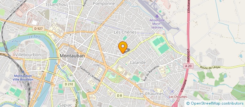 localisation de l'entreprise MONSIEUR NACER BENGOUA  MONTAUBAN