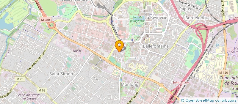 localisation de l'entreprise MONSIEUR NACER BENNAMA à TOULOUSE
