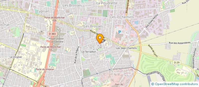 localisation de l'entreprise MONSIEUR NACER BERRICHI  BRON