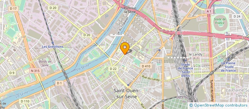 localisation de l'entreprise MONSIEUR NACER BOUKEDAMI à SAINT-OUEN-SUR-SEINE