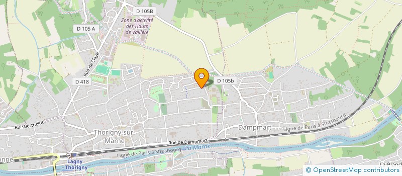 localisation de l'entreprise MONSIEUR NACER BOUNATIRO  THORIGNY-SUR-MARNE