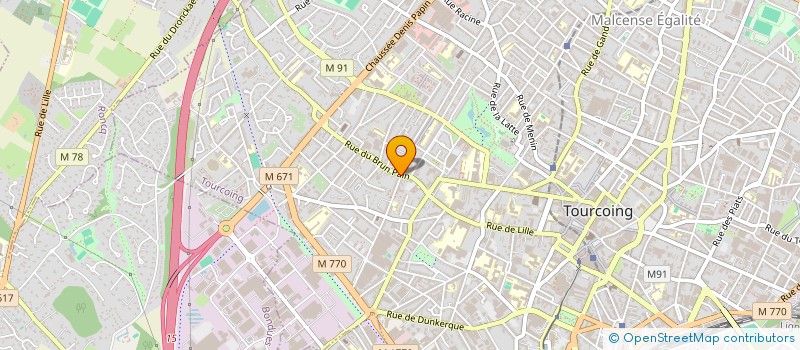 localisation de l'entreprise MONSIEUR NACER BOUSNADJI à TOURCOING
