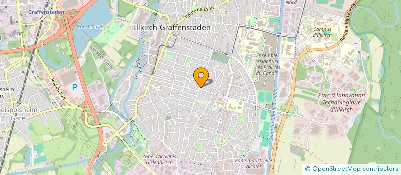 localisation de l'entreprise MONSIEUR NACER BOUZIDI  ILLKIRCH-GRAFFENSTADEN