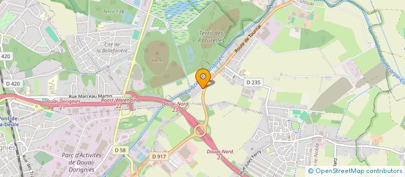 localisation de l'entreprise MONSIEUR NACER CHETTOUANE  COURCHELETTES