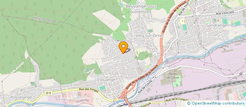 localisation de l'entreprise MONSIEUR NACER DJEBBARA  CLOUANGE