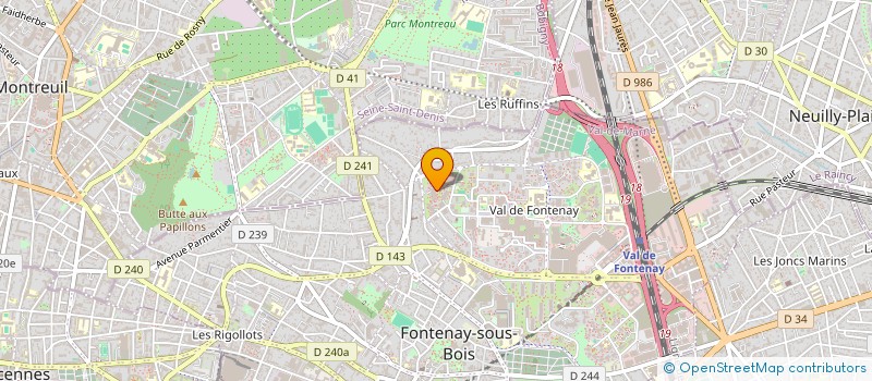 localisation de l'entreprise MONSIEUR NACER GABOUZ à FONTENAY-SOUS-BOIS