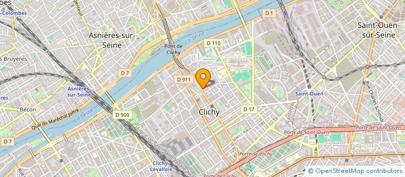 localisation de l'entreprise MONSIEUR NACER HAMRANI à CLICHY