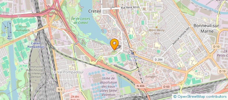 localisation de l'entreprise MONSIEUR NACER HOUAMDI  CRETEIL