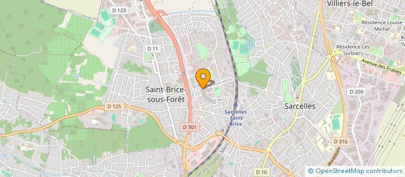 localisation de l'entreprise MONSIEUR NACER LATRECHE  LA COURNEUVE