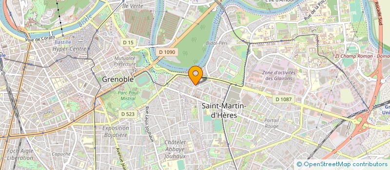 localisation de l'entreprise MONSIEUR NACER MKACHERI  GRENOBLE