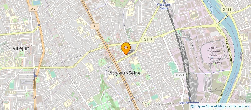 localisation de l'entreprise MONSIEUR NACER OUSAAD à VITRY-SUR-SEINE