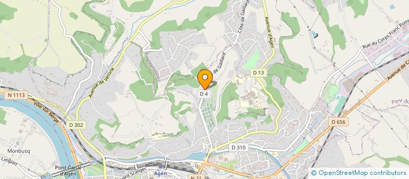 localisation de l'entreprise MONSIEUR NACER RICARDO  AGEN