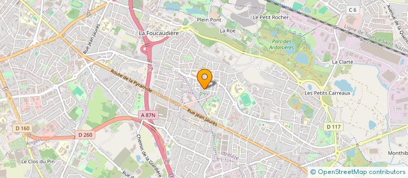 localisation de l'entreprise MONSIEUR NACER YACOUB YOUNES  TRELAZE