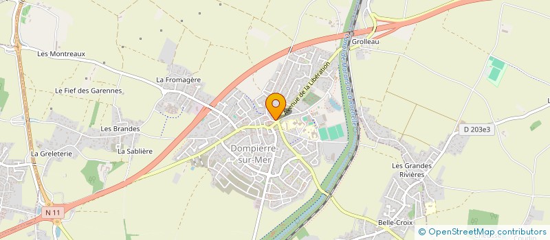 localisation de l'entreprise MONSIEUR NACERA BASTA  DOMPIERRE-SUR-MER