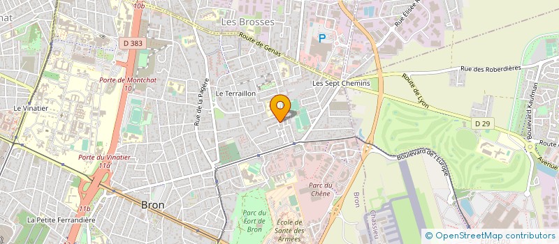 localisation de l'entreprise MONSIEUR NACERDINI HAFSAOUI à BRON