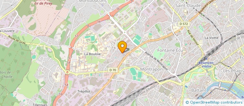 localisation de l'entreprise MONSIEUR NACEREDDINE BAHLOUL  BESANCON