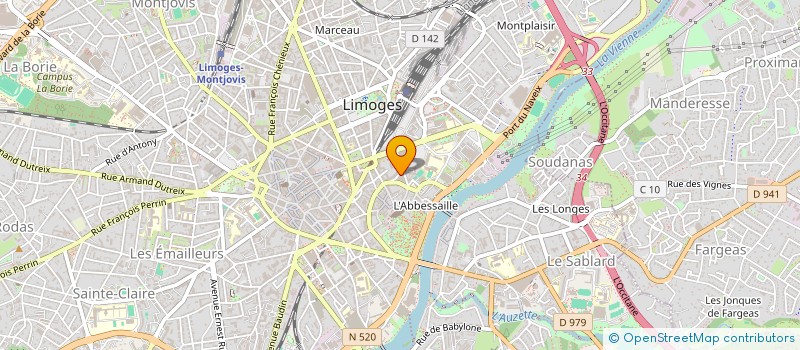 localisation de l'entreprise MONSIEUR NACEREDDINE BELILI à LIMOGES