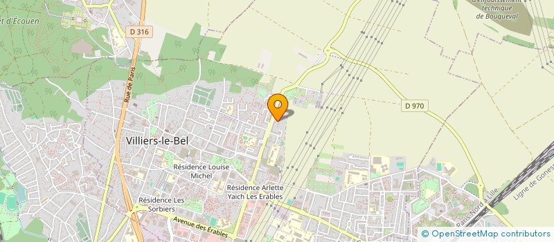 localisation de l'entreprise MONSIEUR NACEREDDINE CHIBANE  VILLIERS-LE-BEL