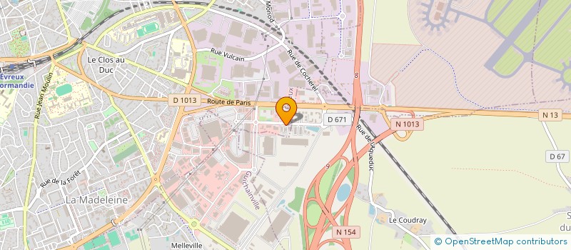 localisation de l'entreprise MONSIEUR NACEUR AIMOUCH à EVREUX