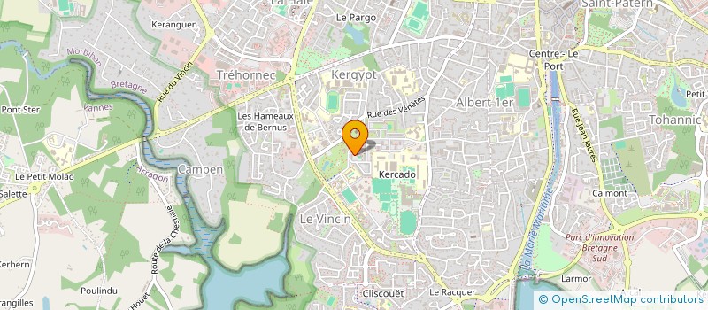 localisation de l'entreprise MONSIEUR NACEUR AMARA à VANNES