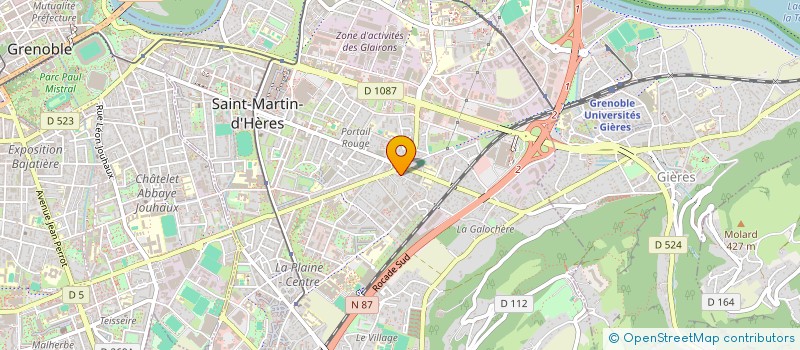 localisation de l'entreprise MONSIEUR NACEUR AZIB  SAINT-MARTIN-D'HERES