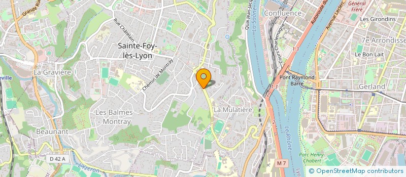 localisation de l'entreprise MONSIEUR NACEUR BELHAJ  SAINTE-FOY-LES-LYON