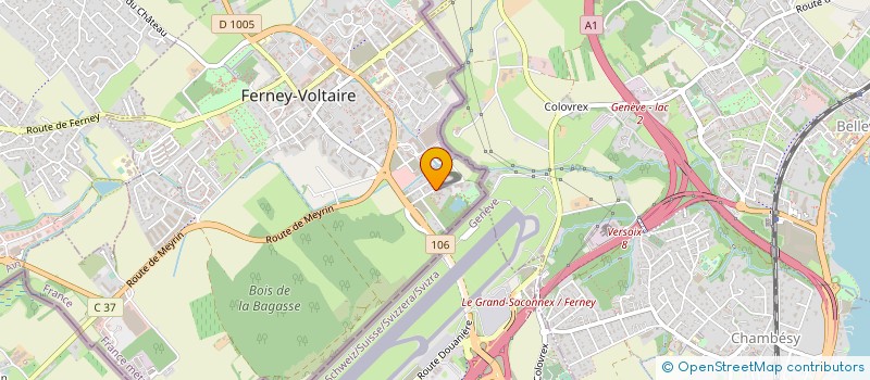 localisation de l'entreprise MONSIEUR NACEUR BEN AHMED à FERNEY-VOLTAIRE