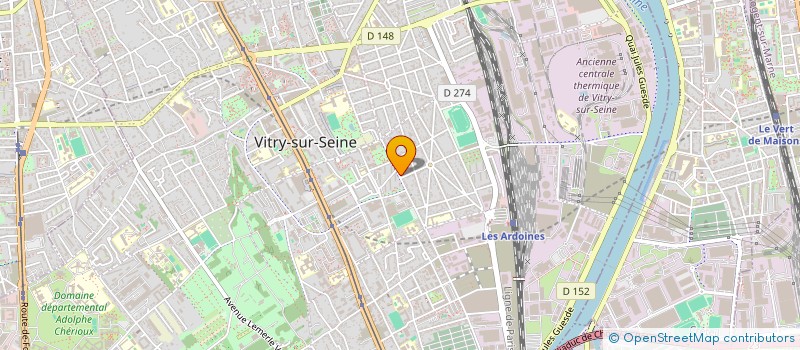 localisation de l'entreprise MONSIEUR NACEUR BEN RABAH à VITRY-SUR-SEINE