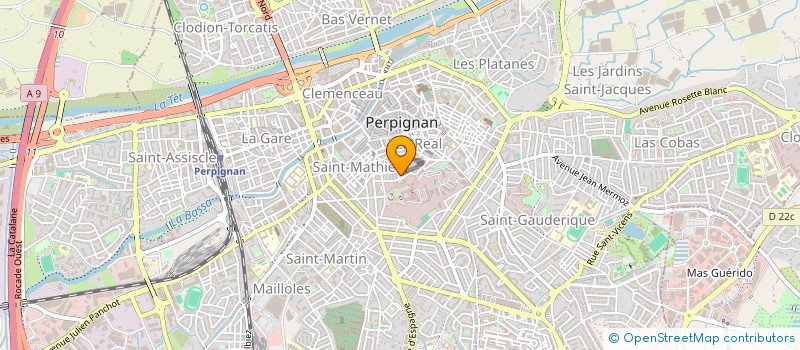 localisation de l'entreprise MONSIEUR NACEUR BENHAMIMED  PERPIGNAN