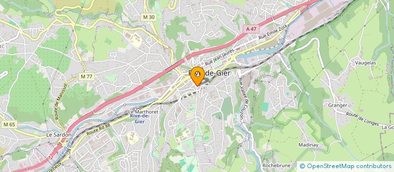 localisation de l'entreprise MONSIEUR NACEUR BLAIECH  RIVE-DE-GIER