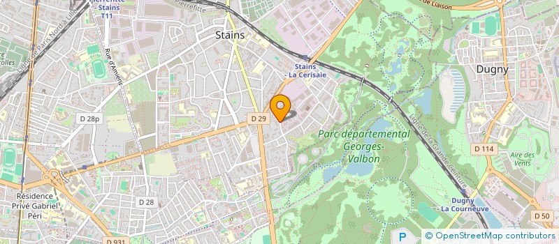 localisation de l'entreprise MONSIEUR NACEUR BOUBAHRI à STAINS