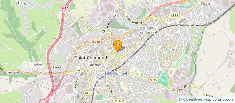localisation de l'entreprise MONSIEUR NACEUR BOUDAGGA à SAINT-CHAMOND