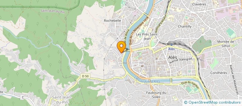 localisation de l'entreprise MONSIEUR NACEUR DJETTI à ALES