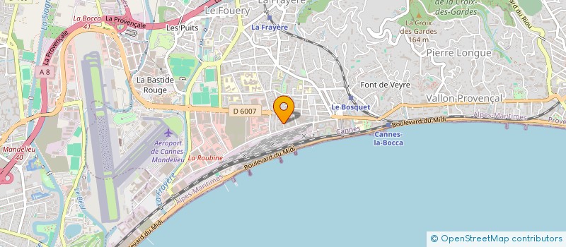 localisation de l'entreprise MONSIEUR NACEUR HAD'JALI à CANNES