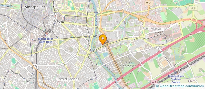 localisation de l'entreprise MONSIEUR NACIM BAHAJI à MONTPELLIER