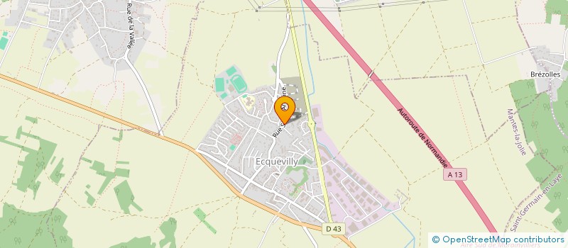 localisation de l'entreprise MONSIEUR NACIM BECHAR  ECQUEVILLY