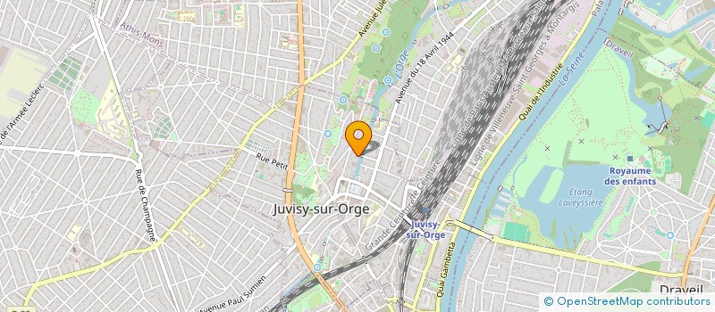 localisation de l'entreprise MONSIEUR NACIM BENABBAS à JUVISY-SUR-ORGE